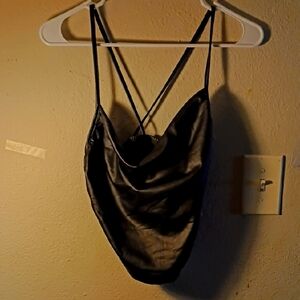 Black Strappy Bodysuit